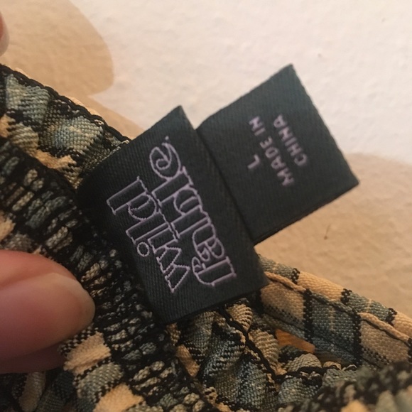 Apron style plaid Dress size Lg. - Picture 3 of 4